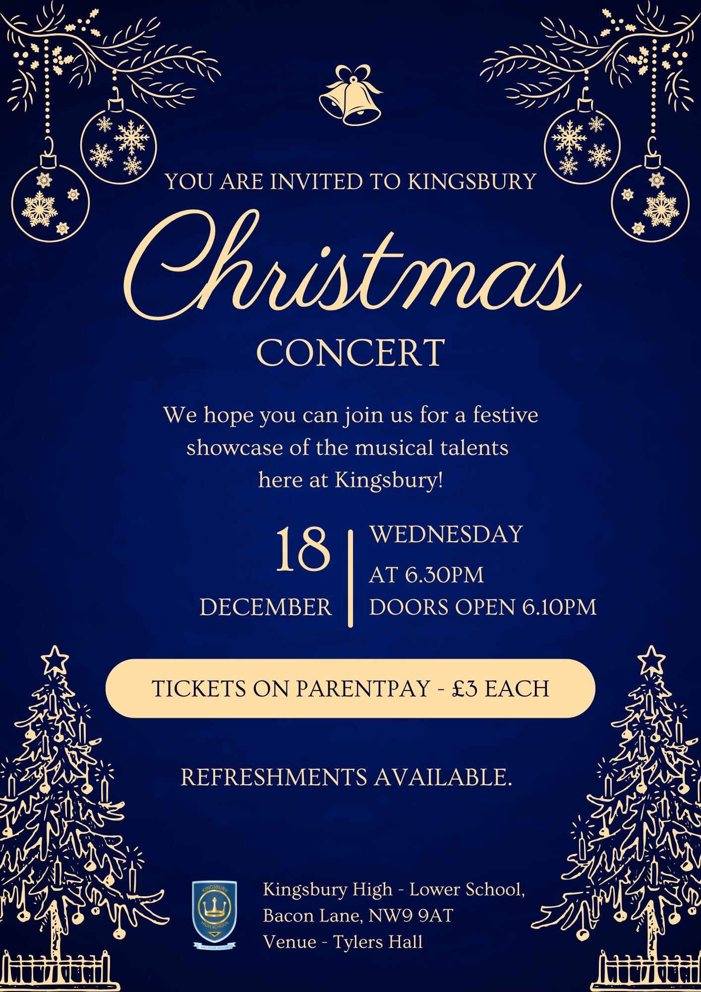 KHS Xmas Concert Poster 2024