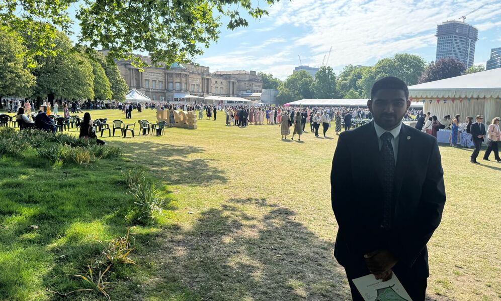 Dylan Celebrates DofE Gold Award at Buckingham Palace
