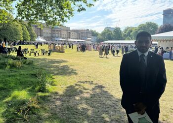 Dylan Celebrates DofE Gold Award at Buckingham Palace