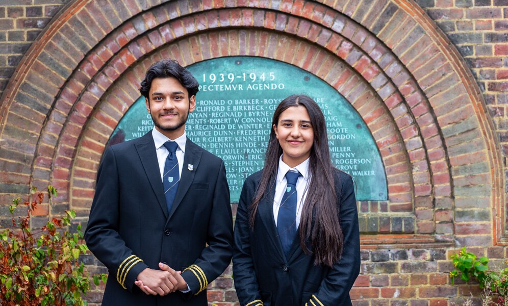 Year 12 Head Boy & Head Girl